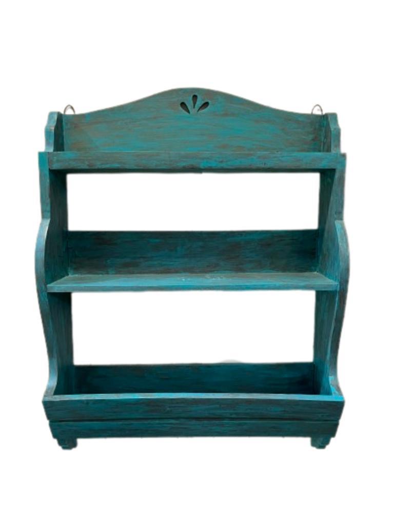 Wooden Shelf in Distress Finish