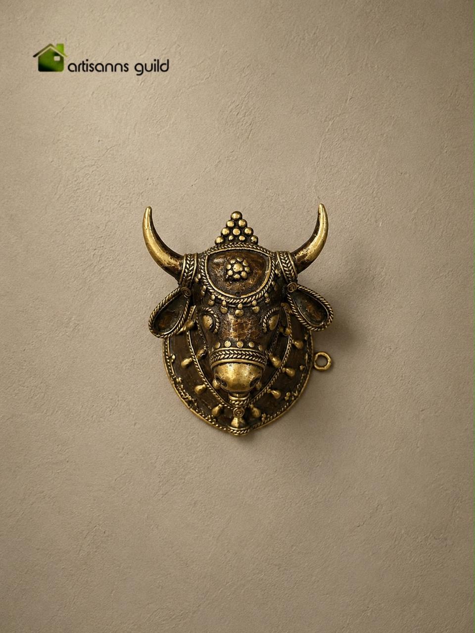 BRASS BULL HEAD