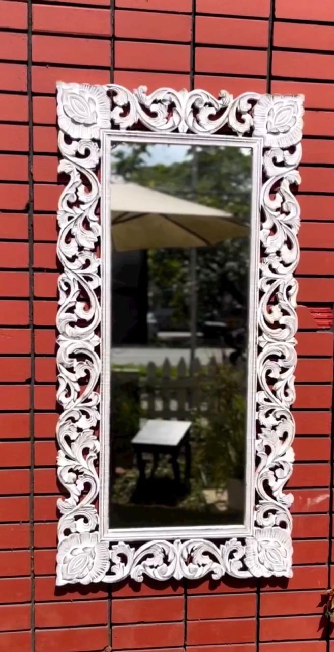 Wooden Mirror Rectangle