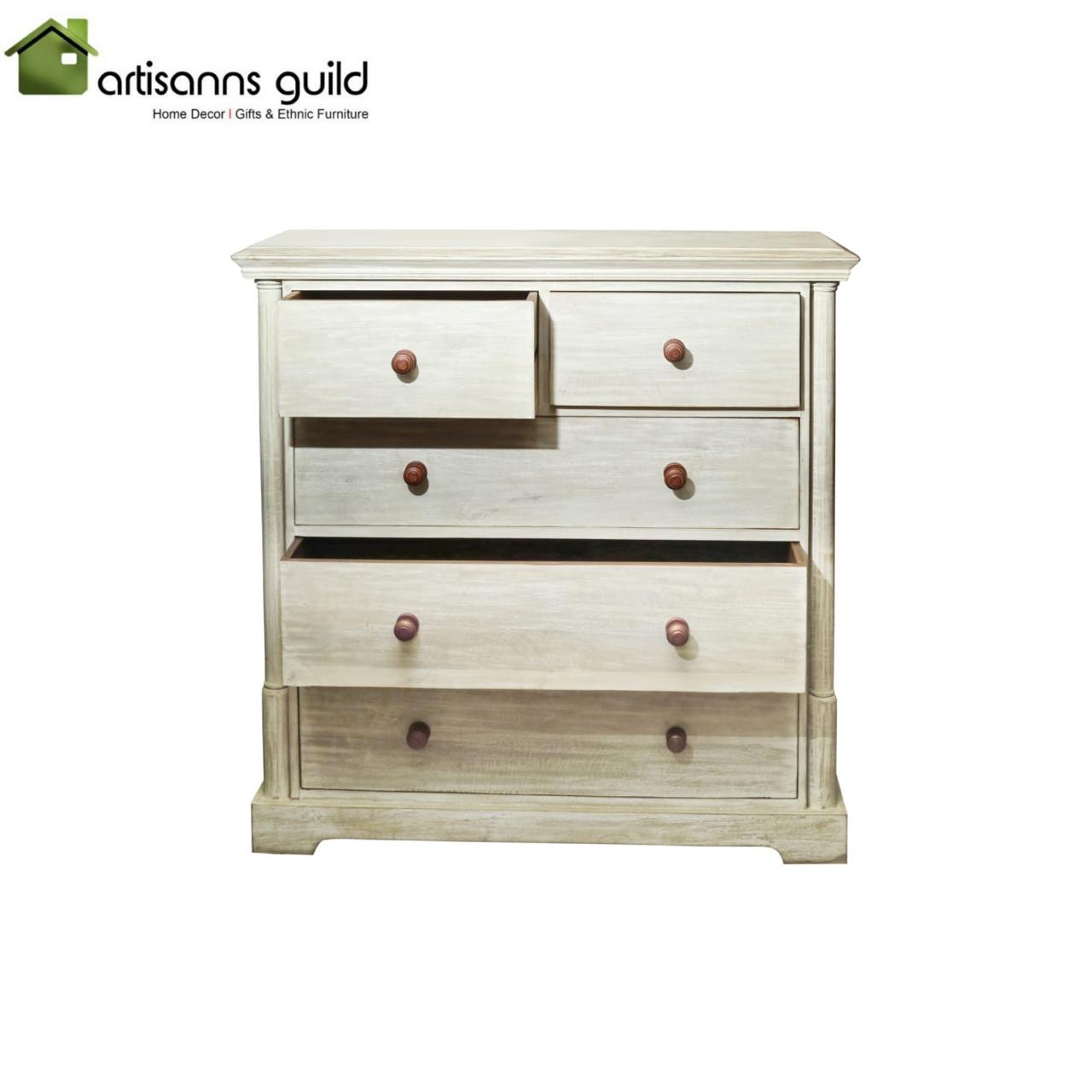 WOODEN CHEST OF DRAWER