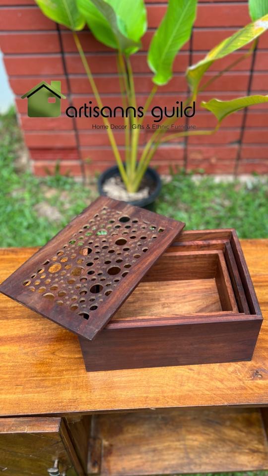 Wooden Box Set of 3