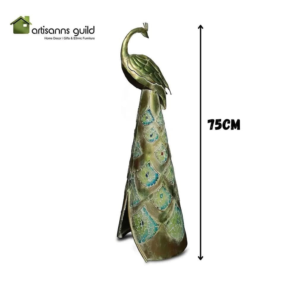 METAL DECORATIVE PEACOCK