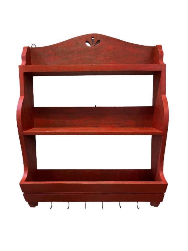Wooden Shelf in Distress Finish