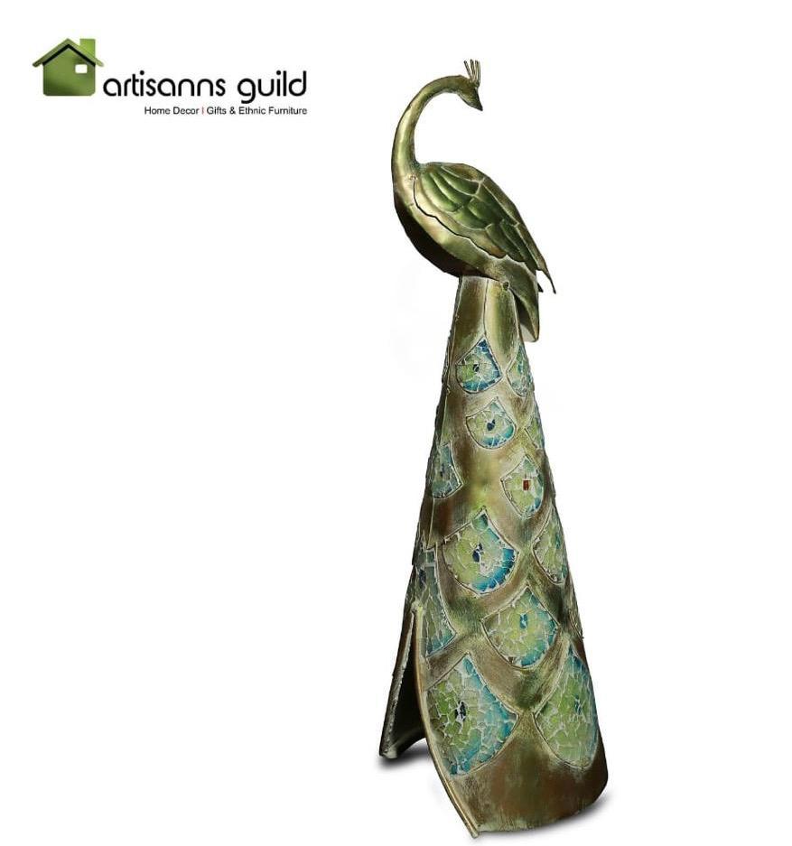 METAL DECORATIVE PEACOCK