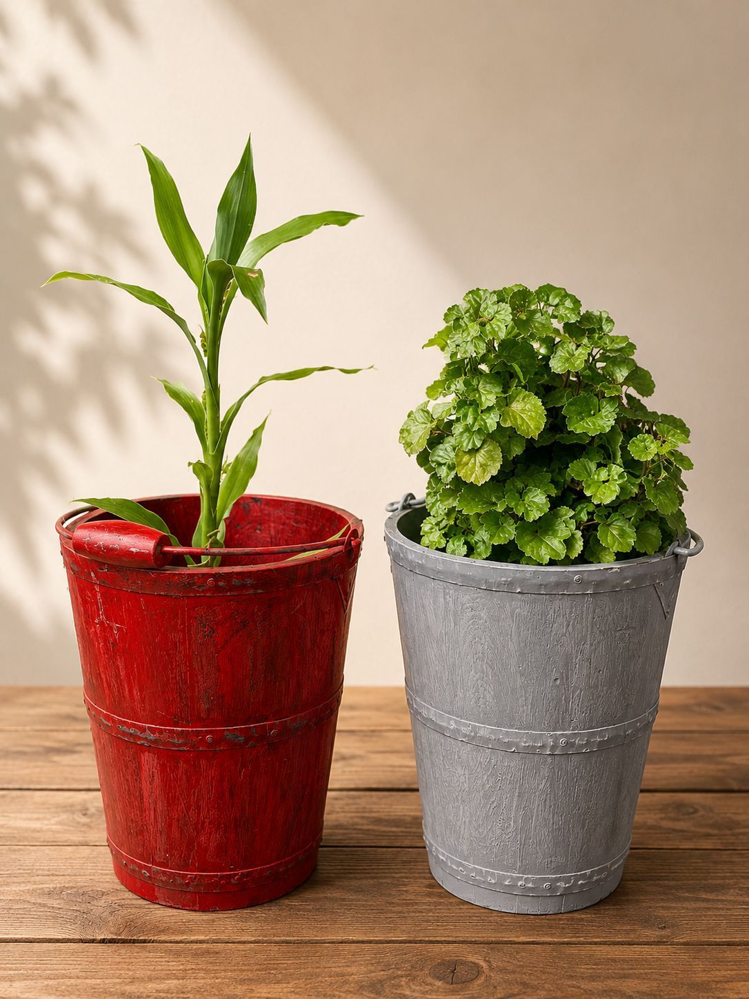 Vintage Bucket Planter