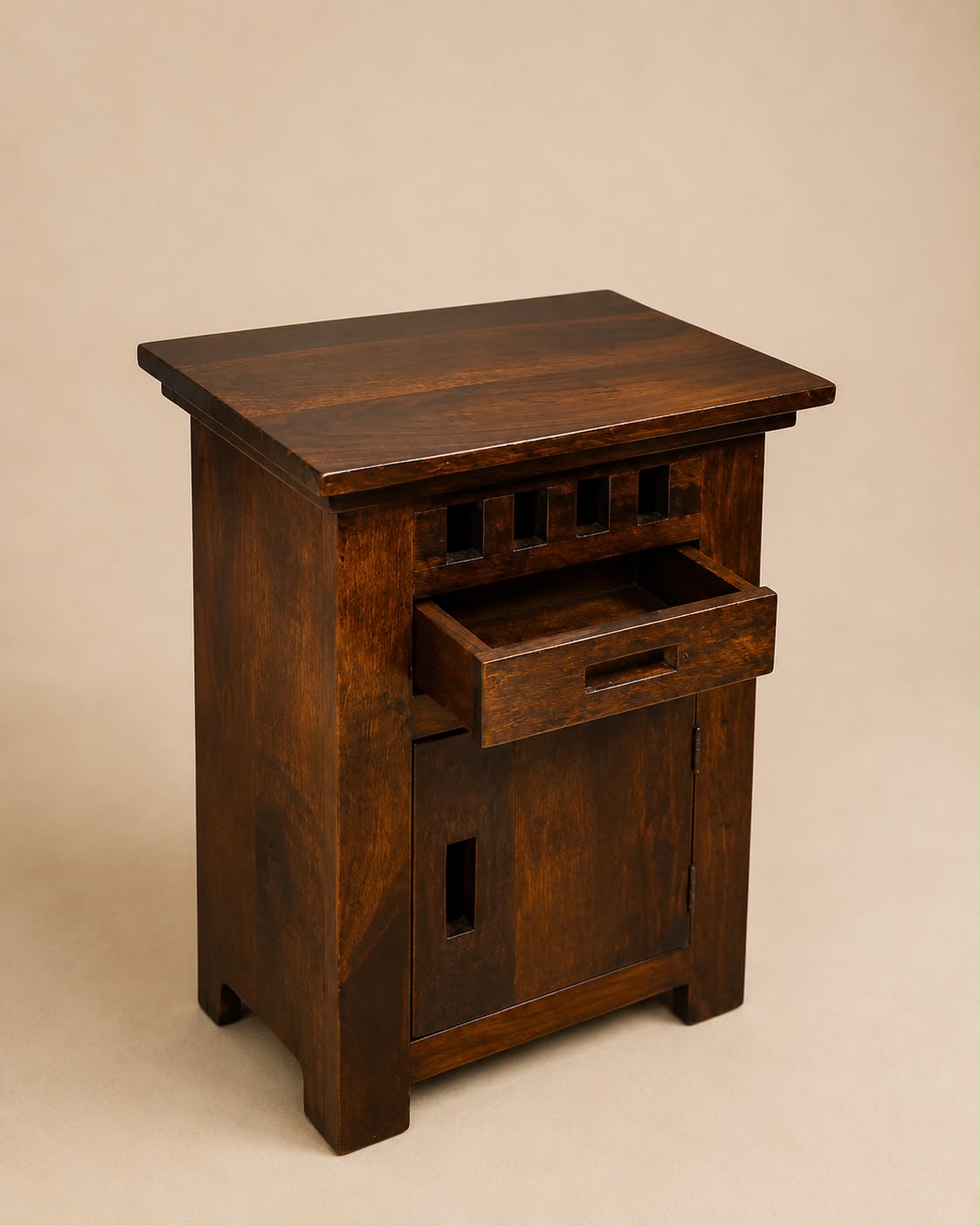 Wooden Nightstand Cabinet