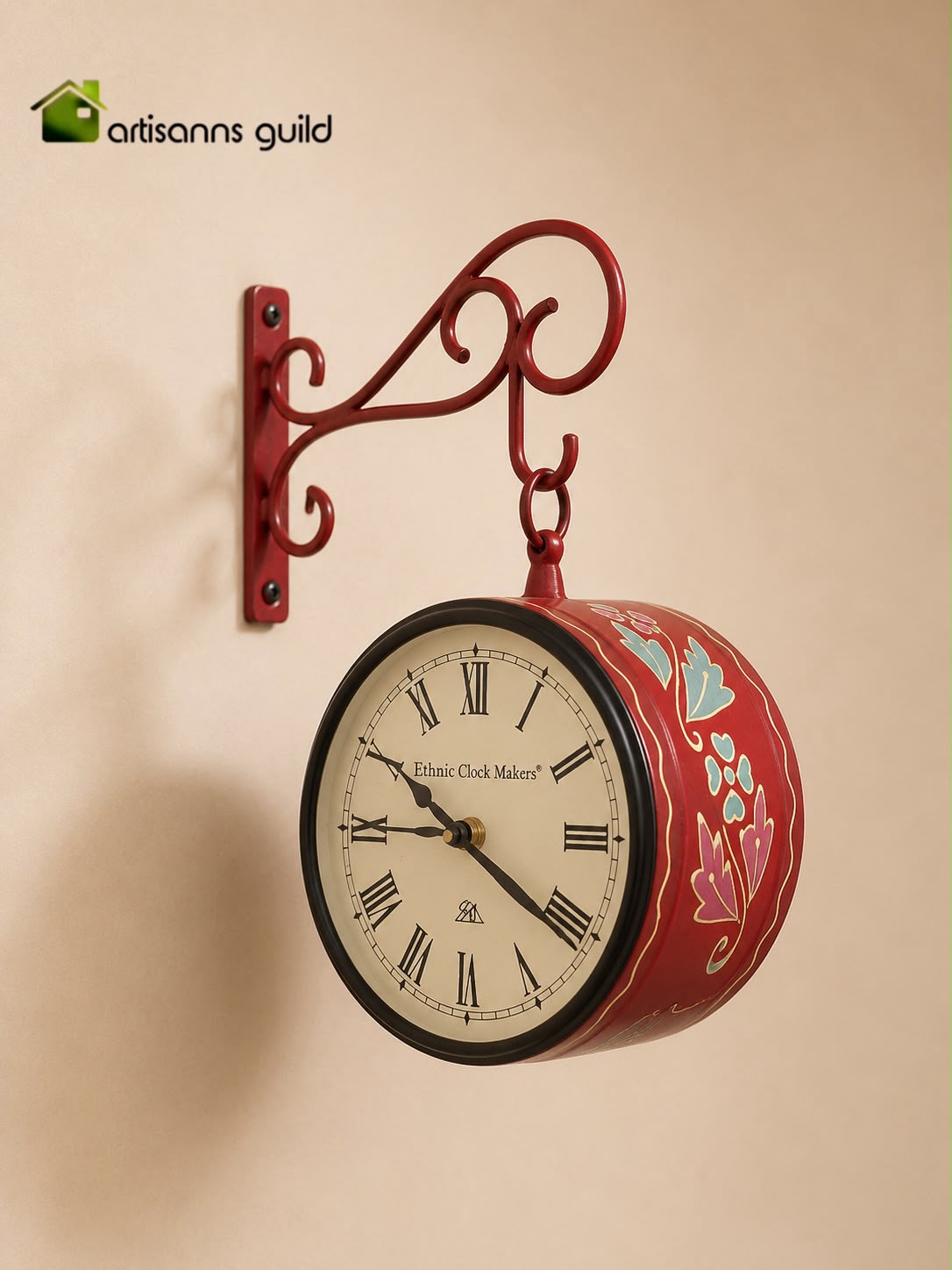 Crimson Heritage Station Clock