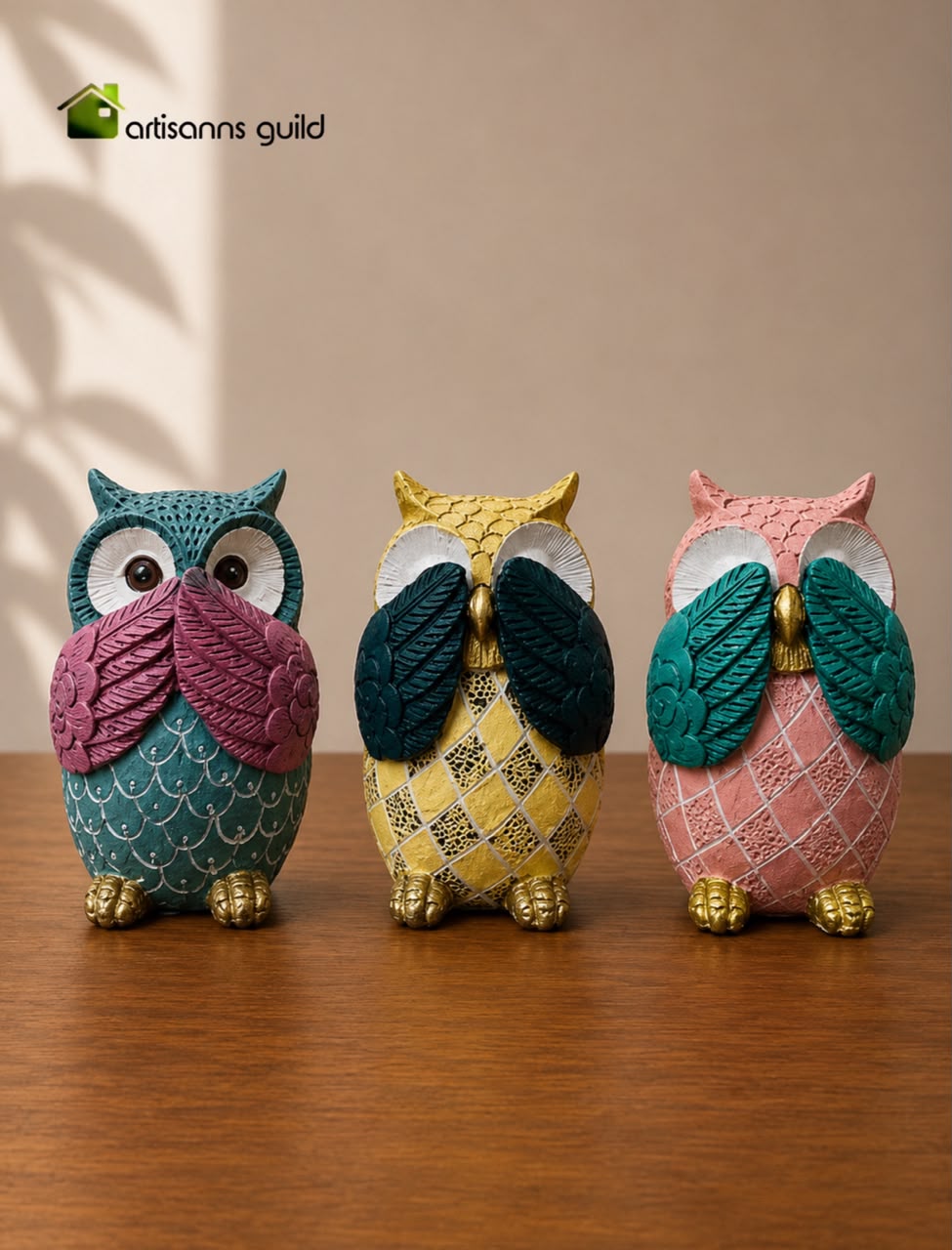 Three Wise Owls Collection (set of Three)