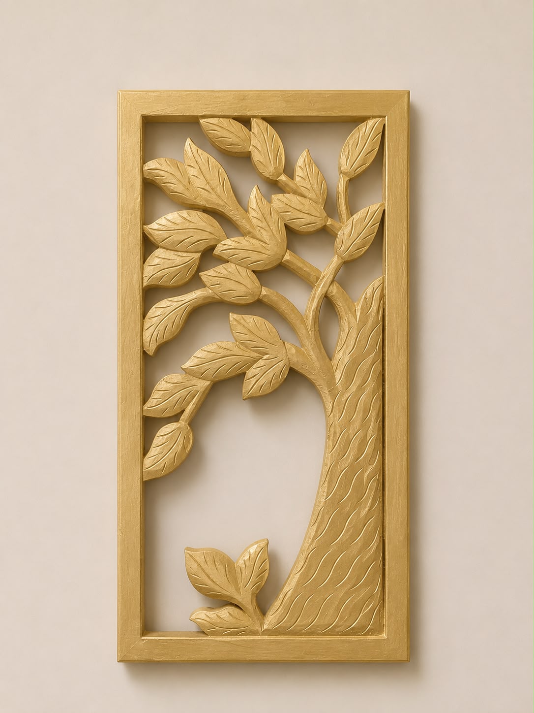 Golden Tree Wall Panel