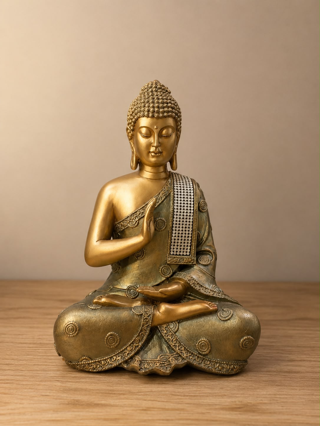 Golden Blessing Buddha