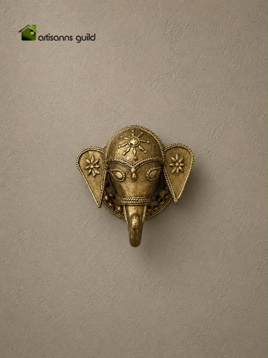 BRASS ELEPHANT HEAD