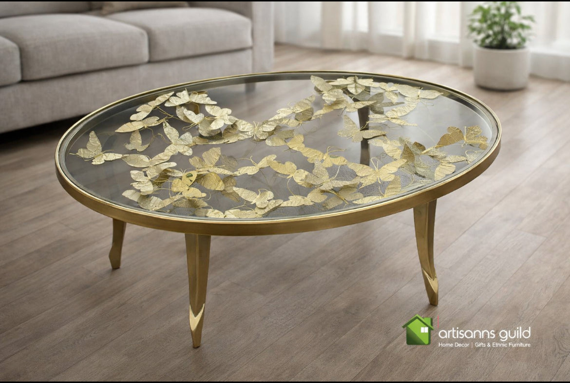 OVAL BUTTERFLY TABLE