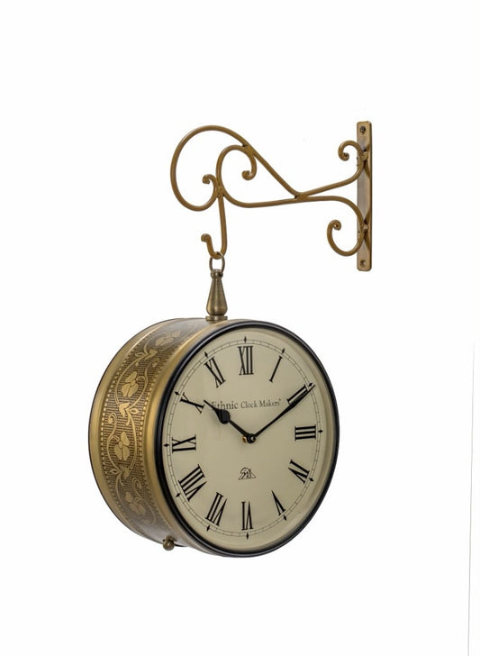 Metal Hanging Clock
