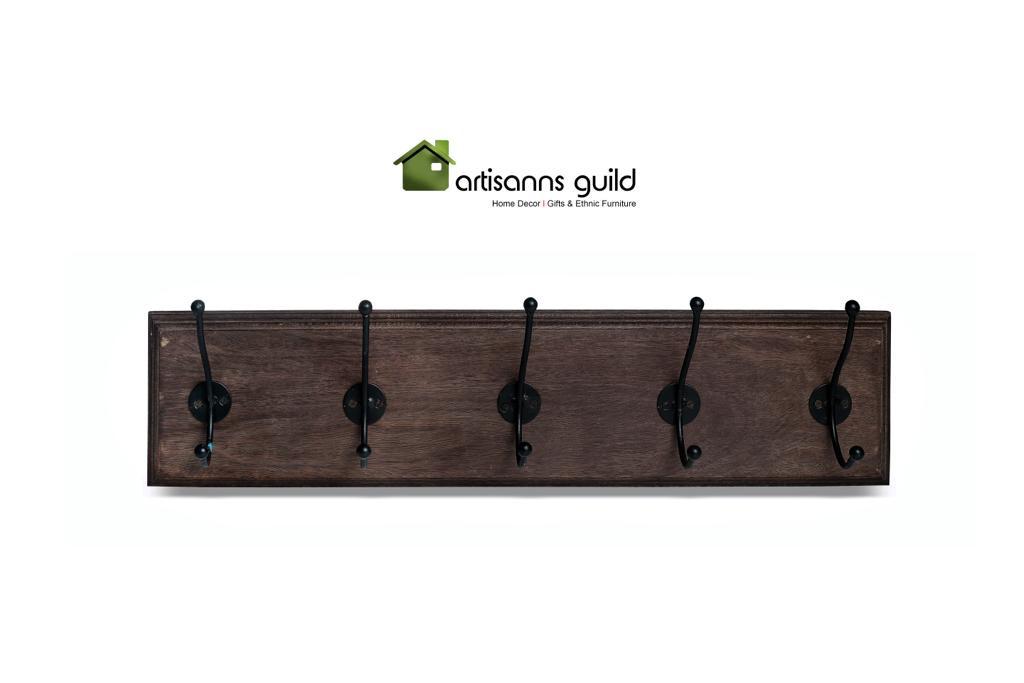 Wooden 5 hook