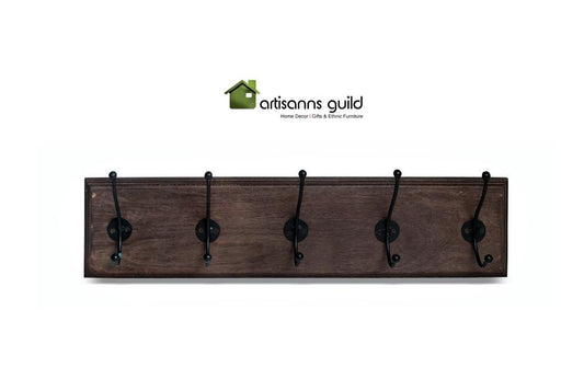 Wooden 5 hook
