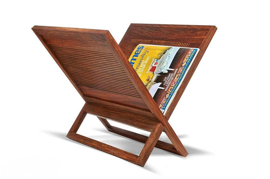 Wooden Magazine Rack