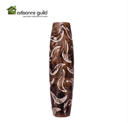 Wooden vase