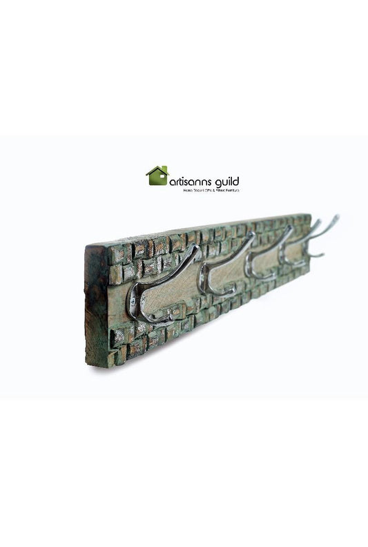 Wooden wall hook