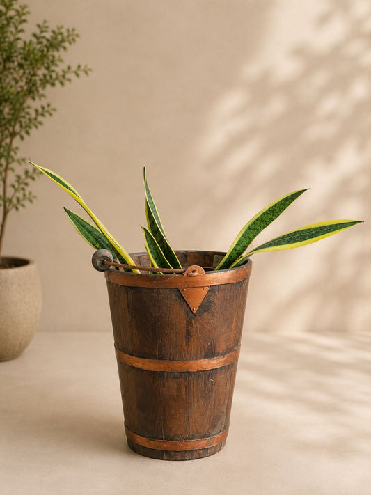 Vintage Bucket Planter