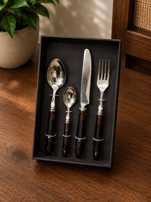 Amber Noir Flatware Collection