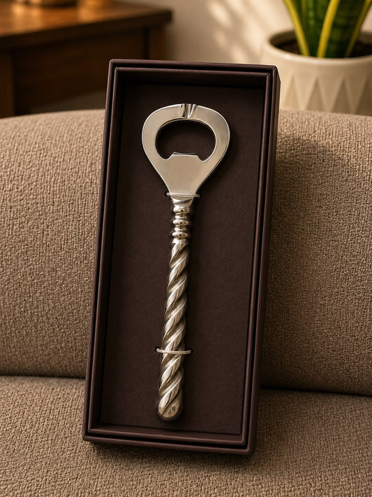 Twisted Sterling Bottle Opener