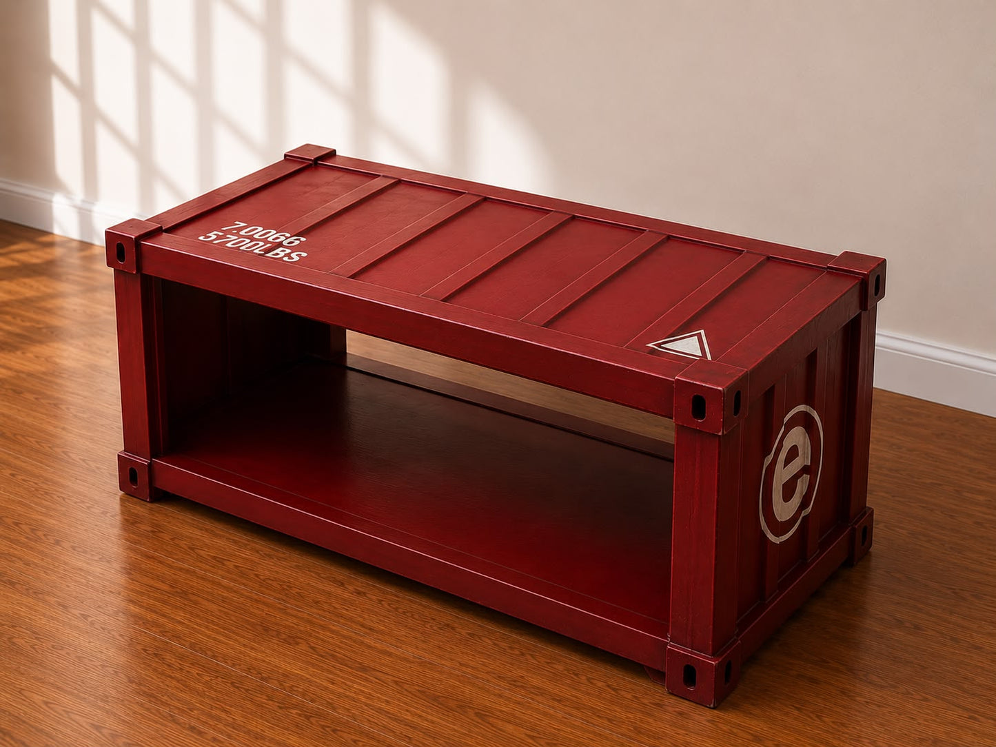 Crimson Cargo Coffee Table