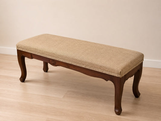 Upholstered Wooden Bench