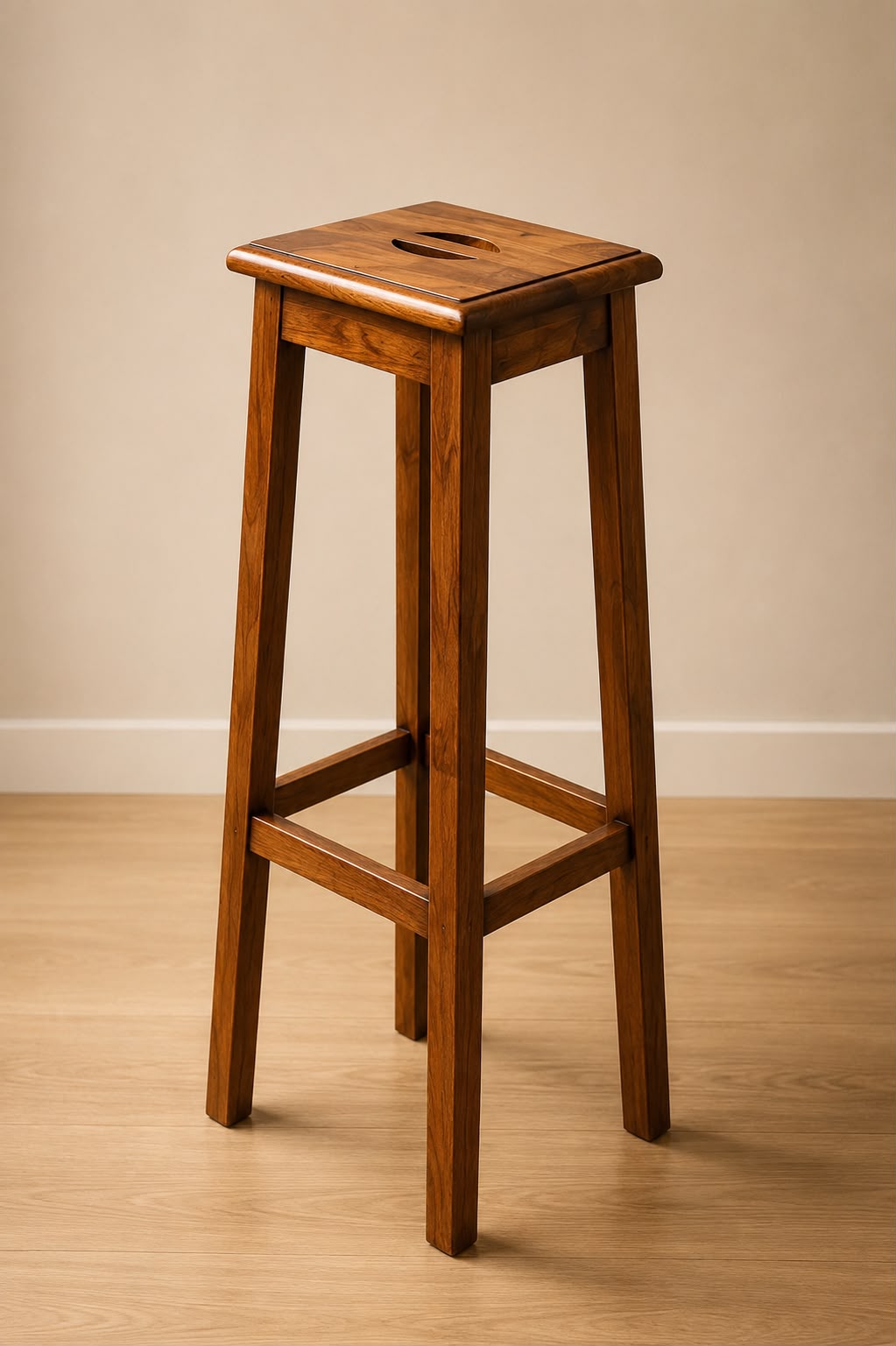 Solid Wood Bar Stool Wooden