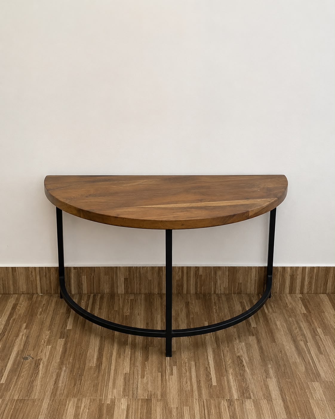 Sheesham Demi-Lune Console Table