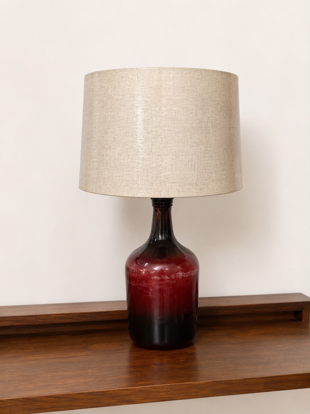 Ruby Glass Table Lamp