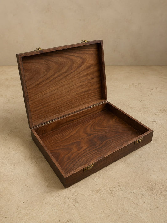 Flaterned Wooden Box