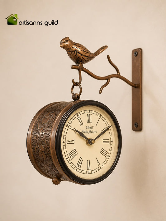Bronze Sparrow Station Clock