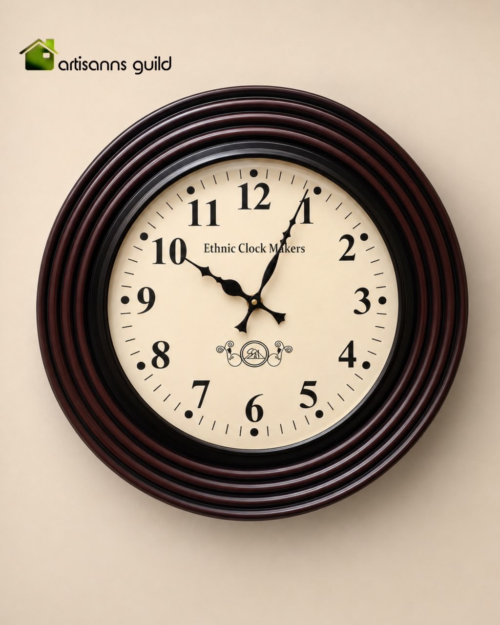 Royal Grooved Clock