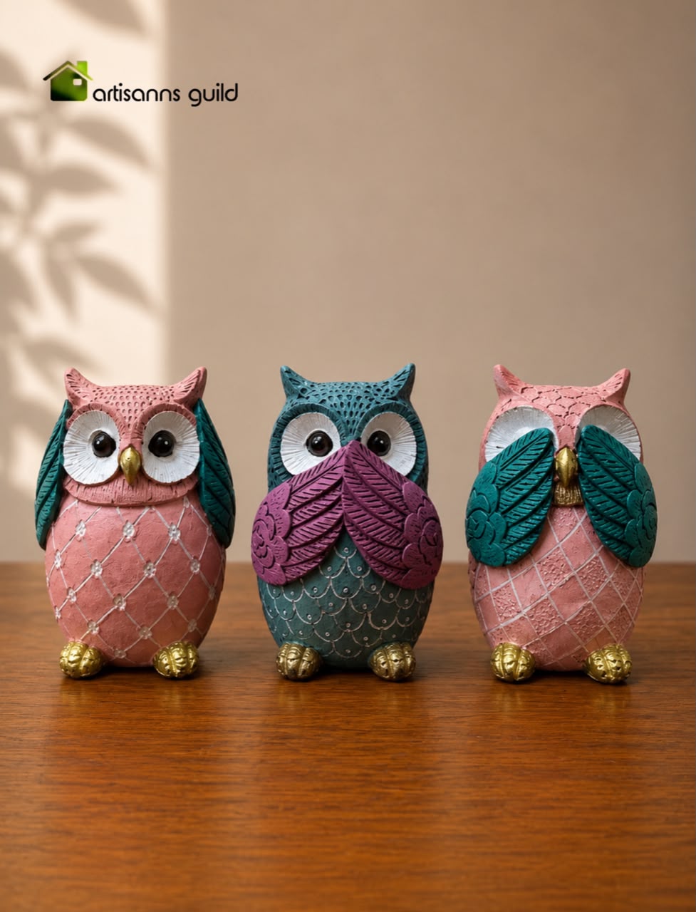 Three Wise Owls Collection (set of Three)