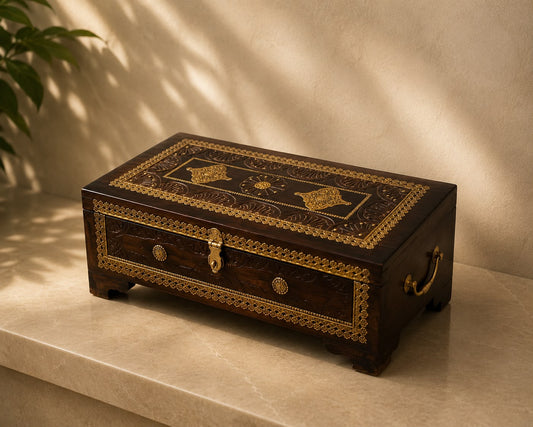 Heritage Wooden Treasure Box Medium