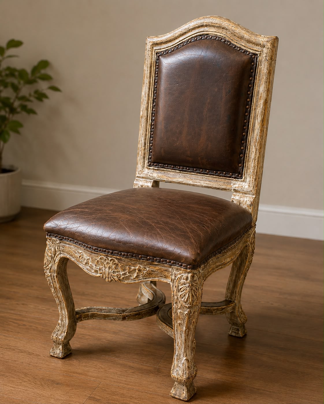 Vintage Carved Dining Chair