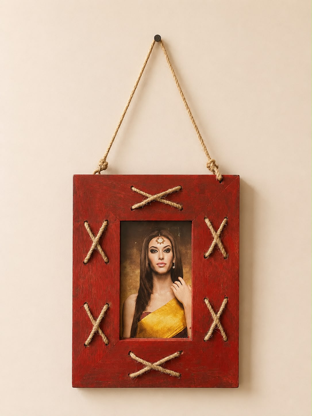 Rustic Hanging Photo Frame
