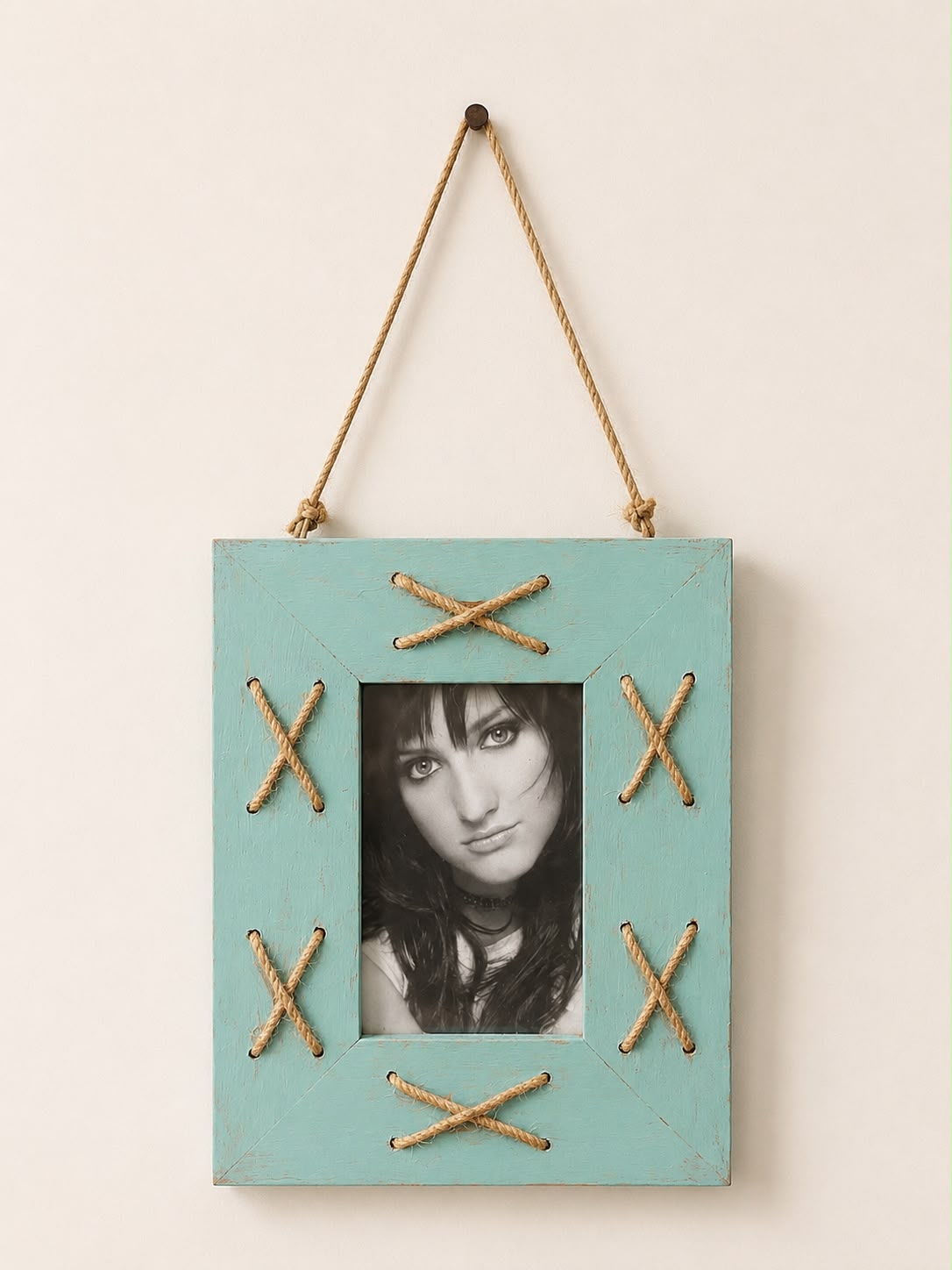 Rustic Hanging Photo Frame